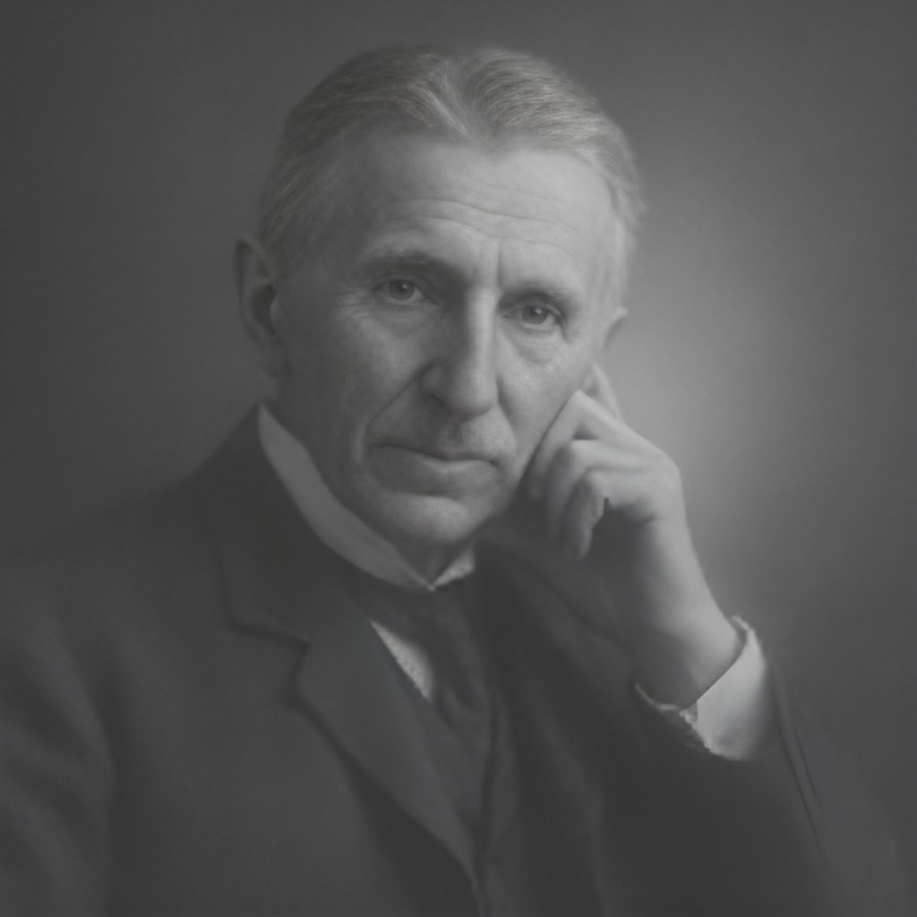 Portät von Nikola Tesla